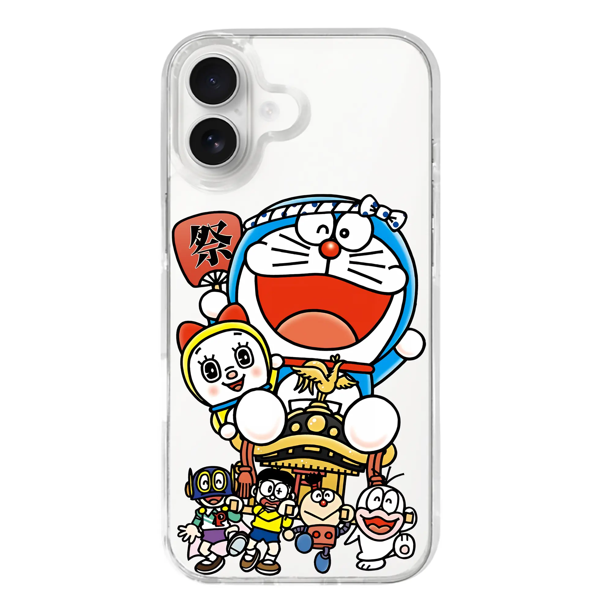 ドラえもん グッズ ドラミ - iPhone 17シリーズ 透明スマホケース – 薄型・耐衝撃・精密フィット保護カバー